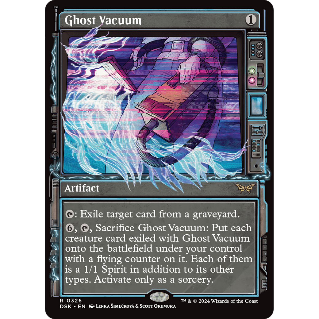 Ghost Vacuum (DSK-326) - Duskmourn: House of Horror: (Showcase) Foil