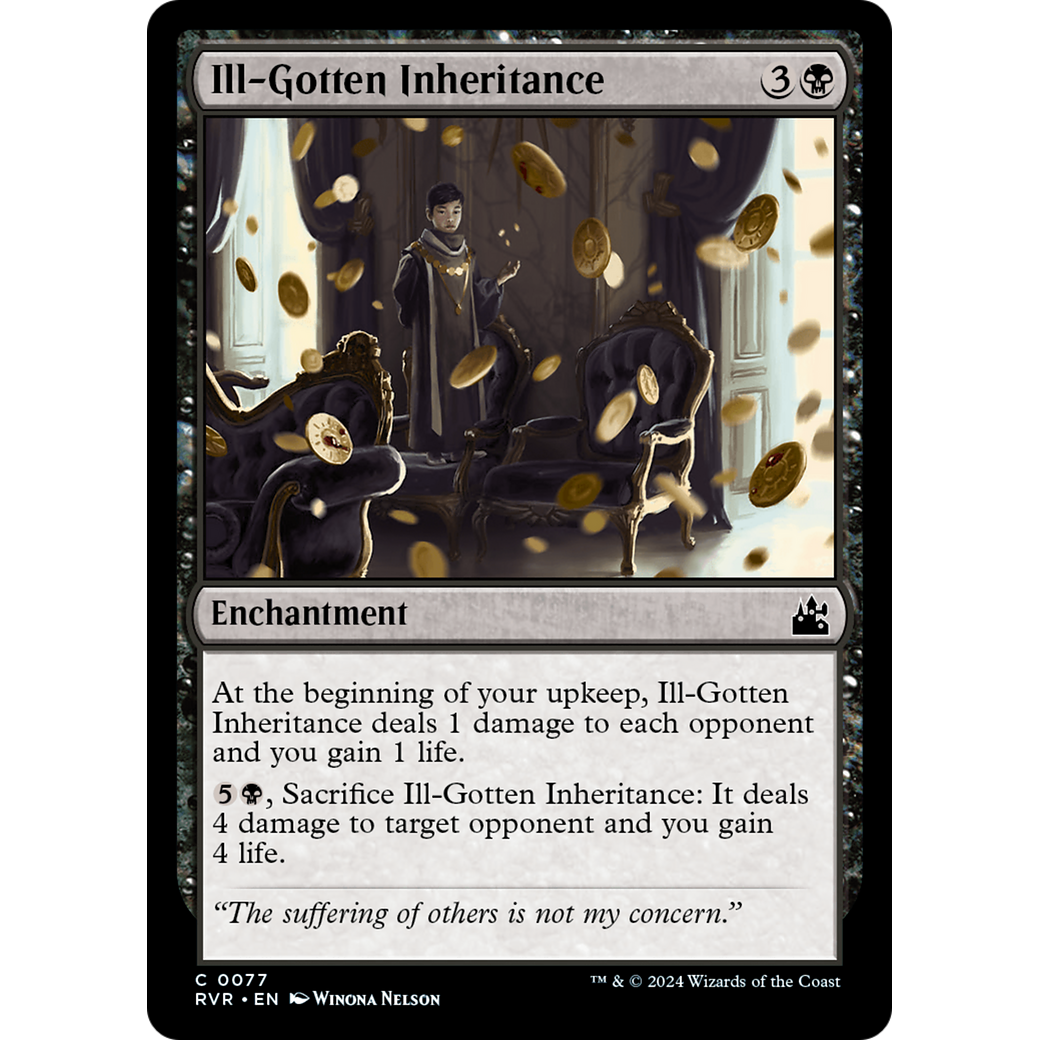 Ill-Gotten Inheritance (RVR-077) - Ravnica Remastered Foil