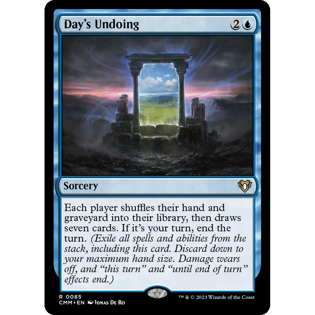 Day's Undoing (CMM-085) - Commander Masters