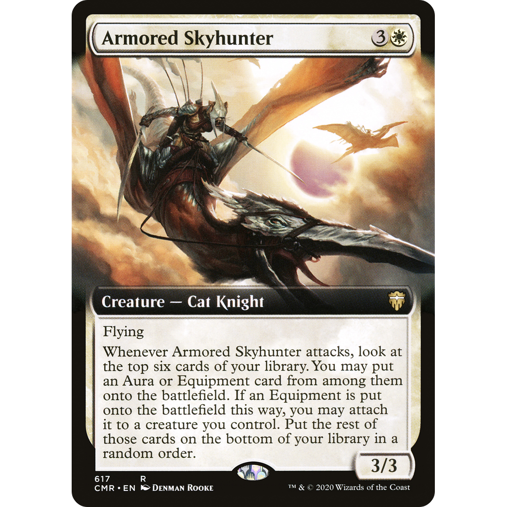 Armored Skyhunter (Extended Art) (CMR-617) - Commander Legends: (Extended Art) Foil