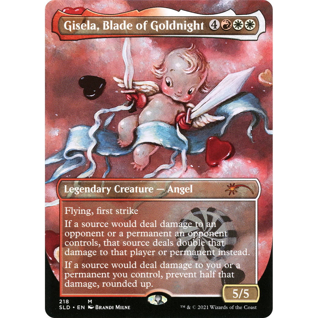Gisela, Blade of Goldnight (SLD-218) - Secret Lair Drop (Borderless) Foil