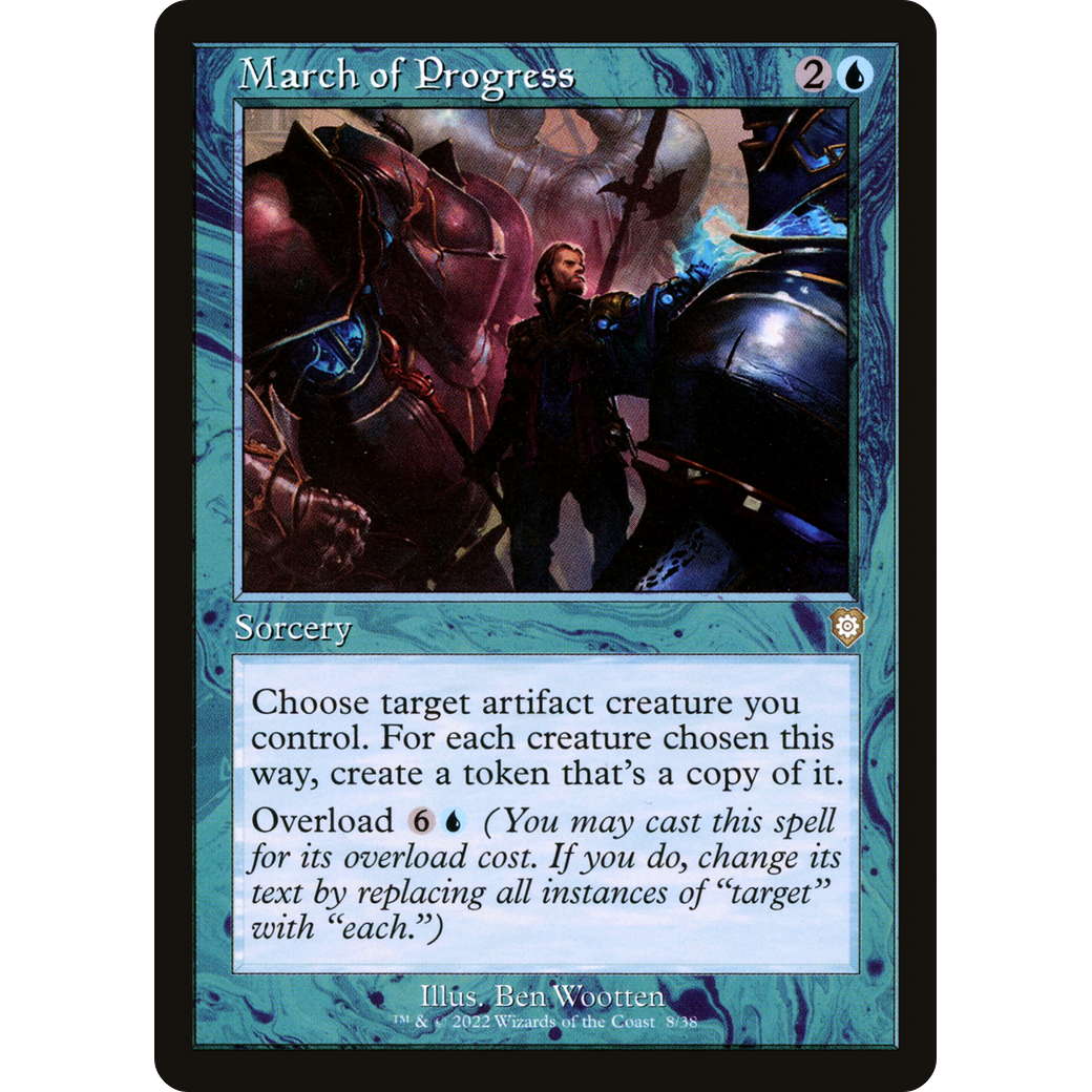March of Progress (Retro Frame) (BRC-008) - The Brothers' War Commander