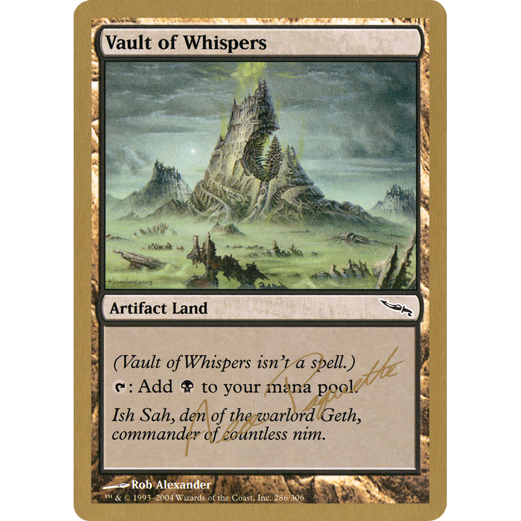 Vault of Whispers - 2004 Aeo Paquette (MRD) (WCD-) - World Championship Decks 2004