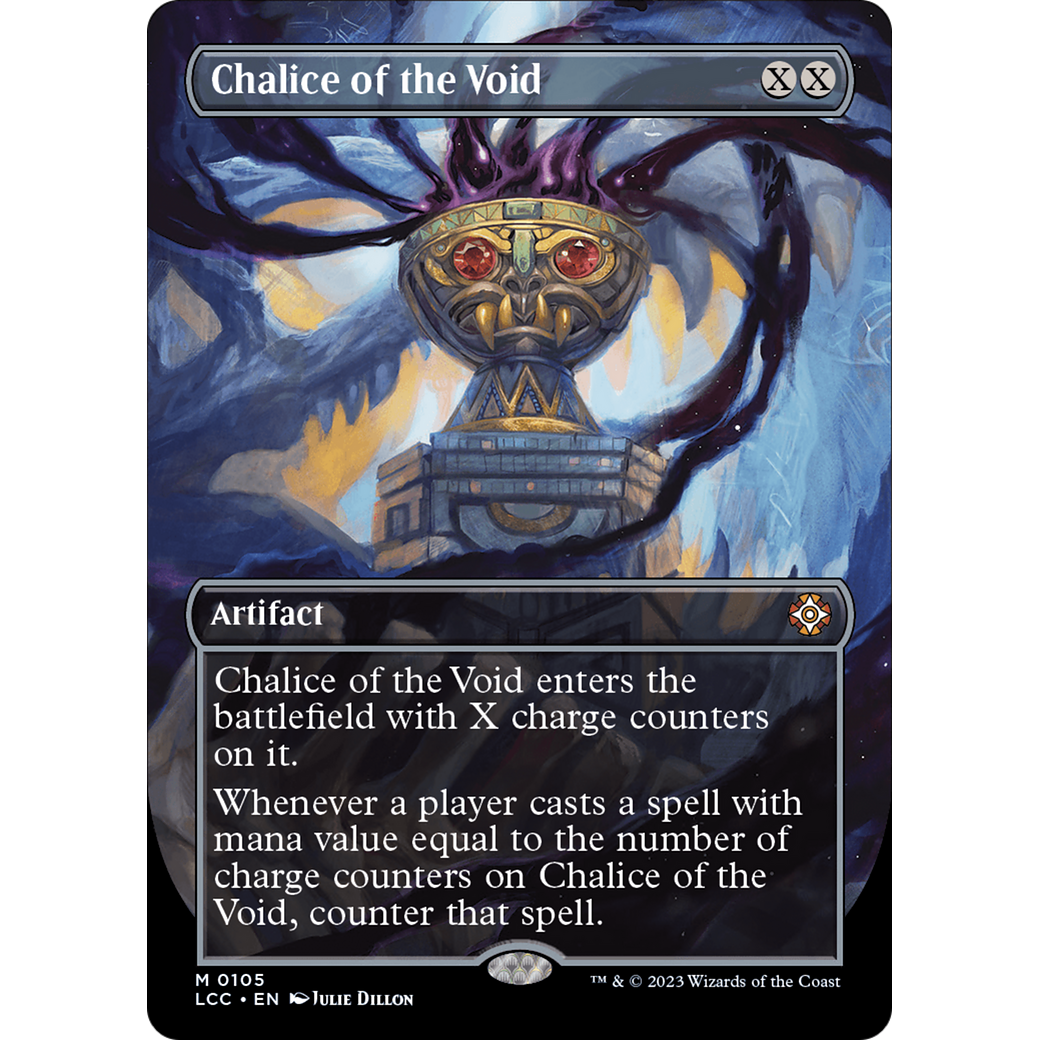Chalice of the Void (LCC-105) - The Lost Caverns of Ixalan Commander (Borderless) Foil