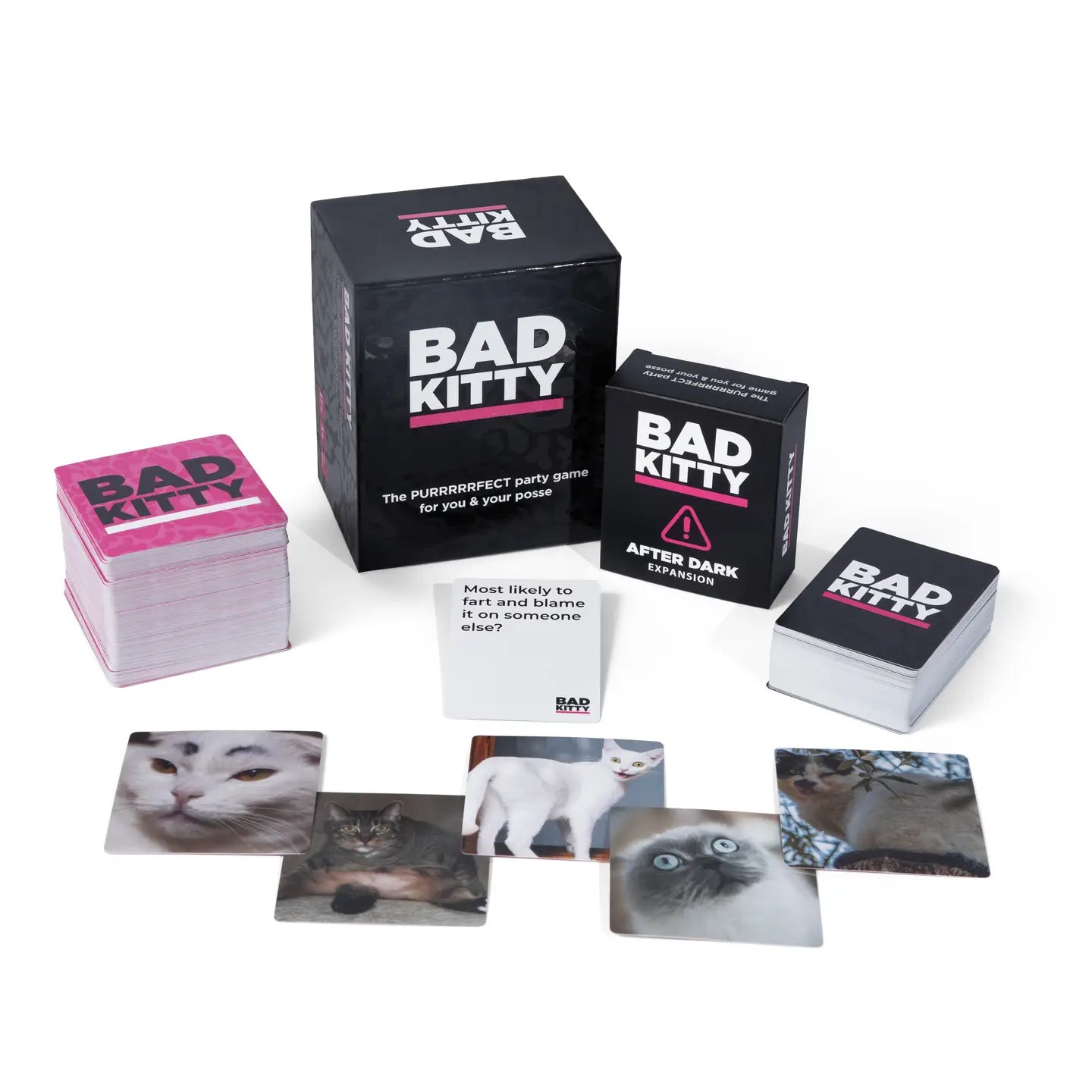Bad Kitty: the Purrrrrfect Party Game + After Dark Expansion
