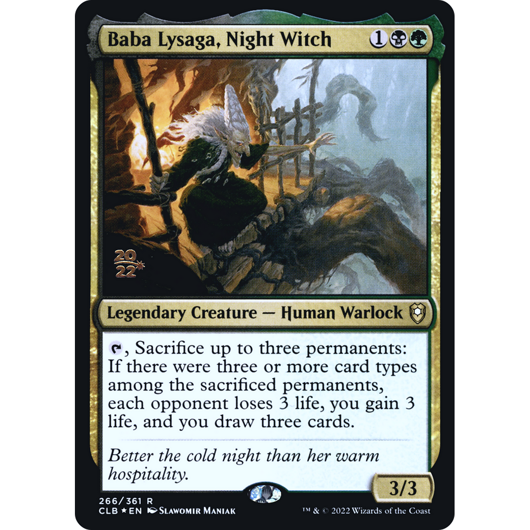 Baba Lysaga, Night Witch (PRE-266S) - Battle for Baldur's Gate Promos Foil