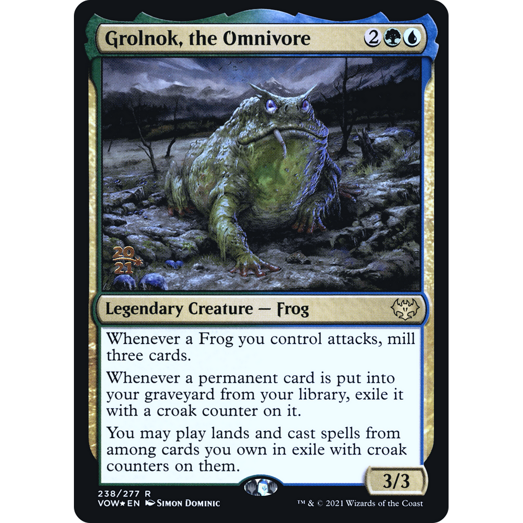 Grolnok, the Omnivore (PRE-238) - Innistrad: Crimson Vow Promos Foil