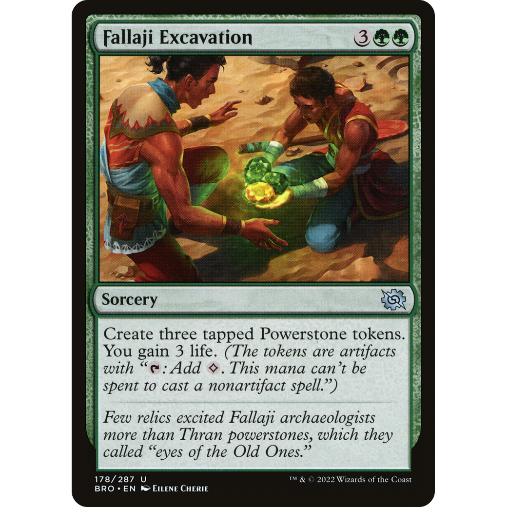 Fallaji Excavation (BRO-178) - The Brothers' War Foil