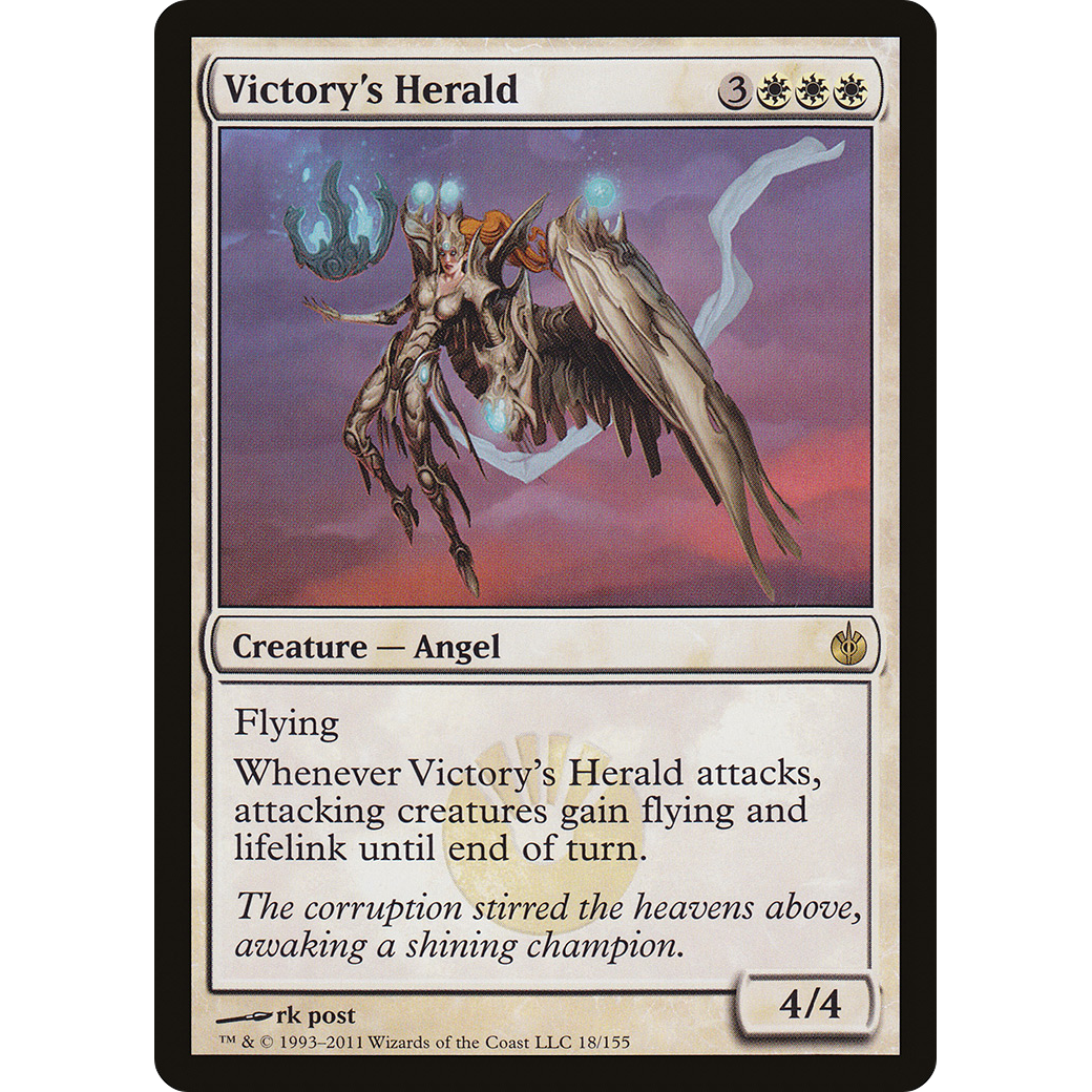 Victory's Herald (MBS-018) - Mirrodin Besieged Foil