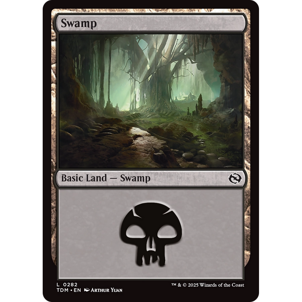 Swamp (TDM-282) - Tarkir: Dragonstorm Foil