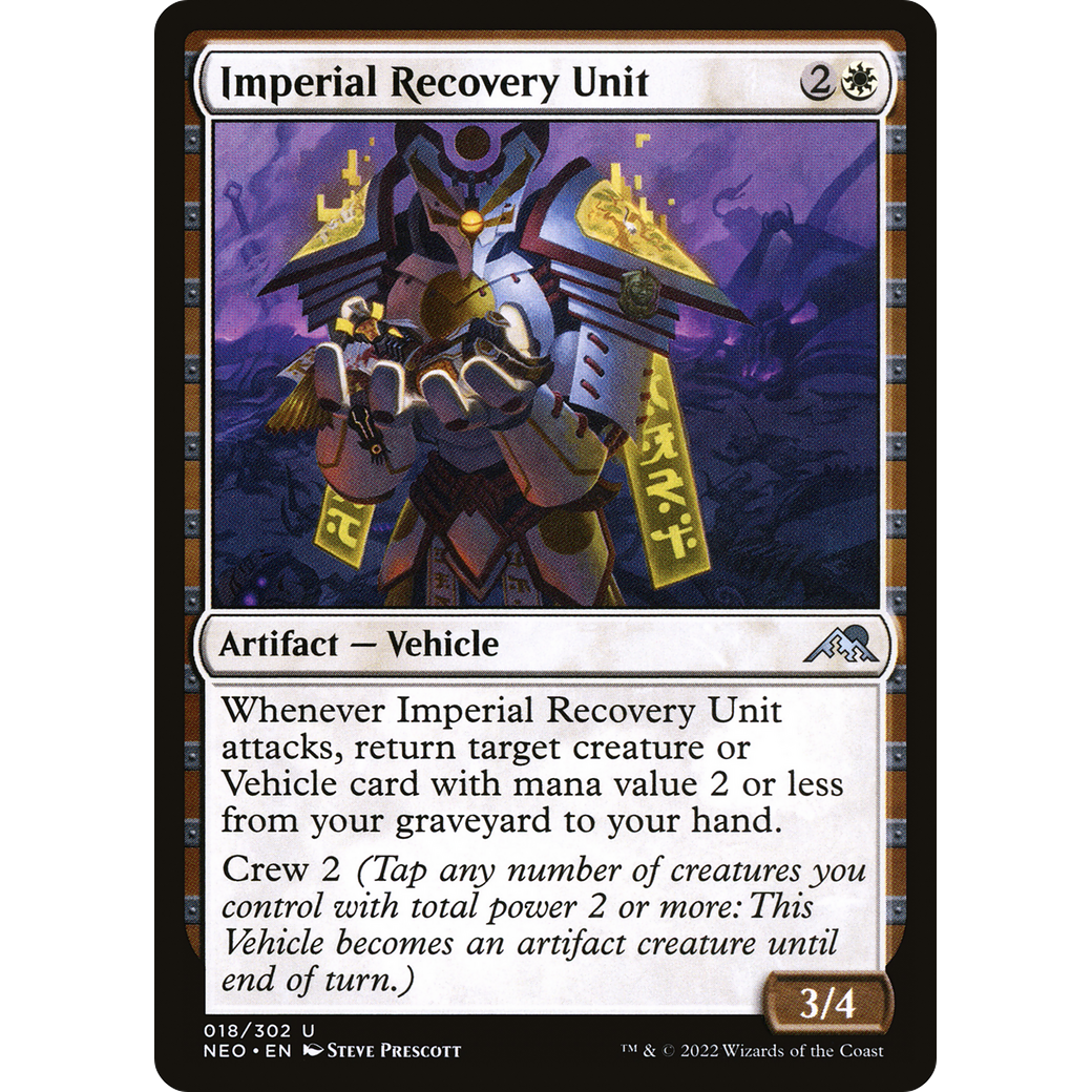 Imperial Recovery Unit (NEO-018) - Kamigawa: Neon Dynasty
