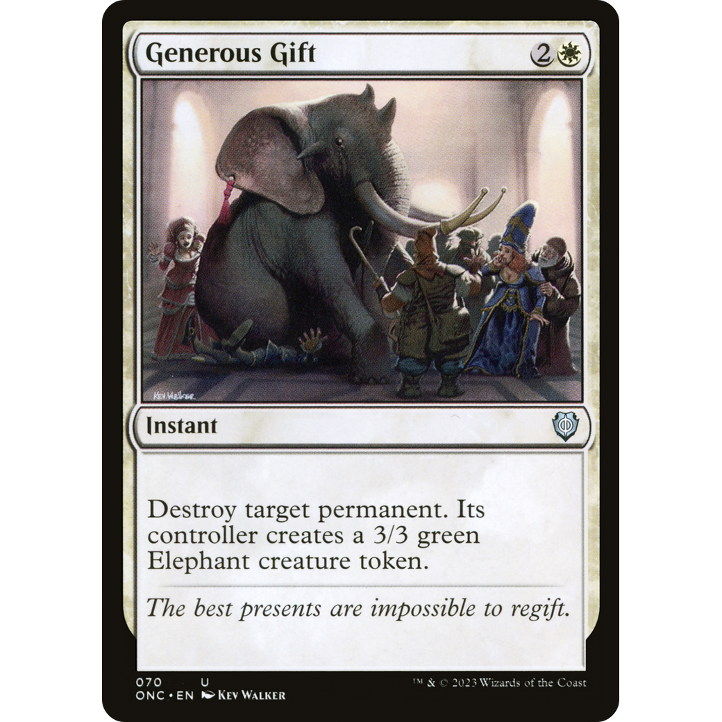 Generous Gift (ONC-070) - Phyrexia: All Will Be One Commander