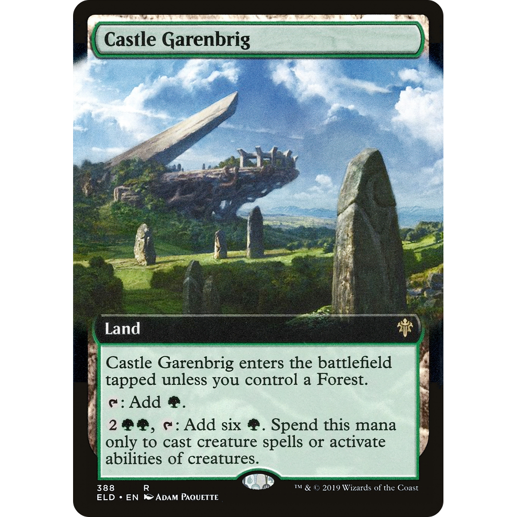 Castle Garenbrig (Extended Art) (ELD-388) - Throne of Eldraine: (Extended Art) Foil