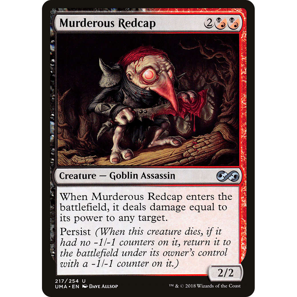 Murderous Redcap (UMA-217) - Ultimate Masters Foil