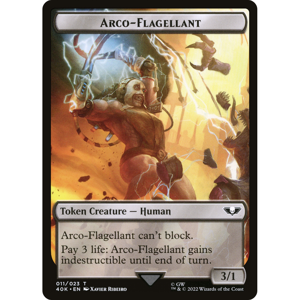 Arco-Flagellant (T40K-011) - Warhammer 40,000 Tokens