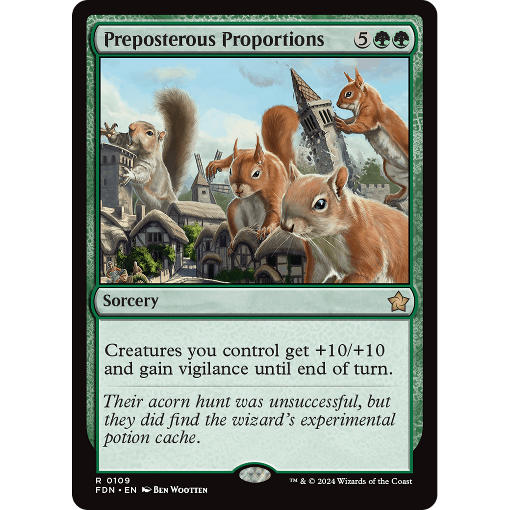 Preposterous Proportions (FDN-109) - Foundations Foil