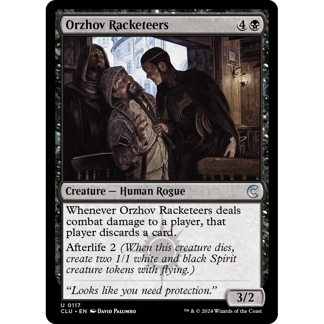 Orzhov Racketeers (CLU-117) - Ravnica: Clue Edition