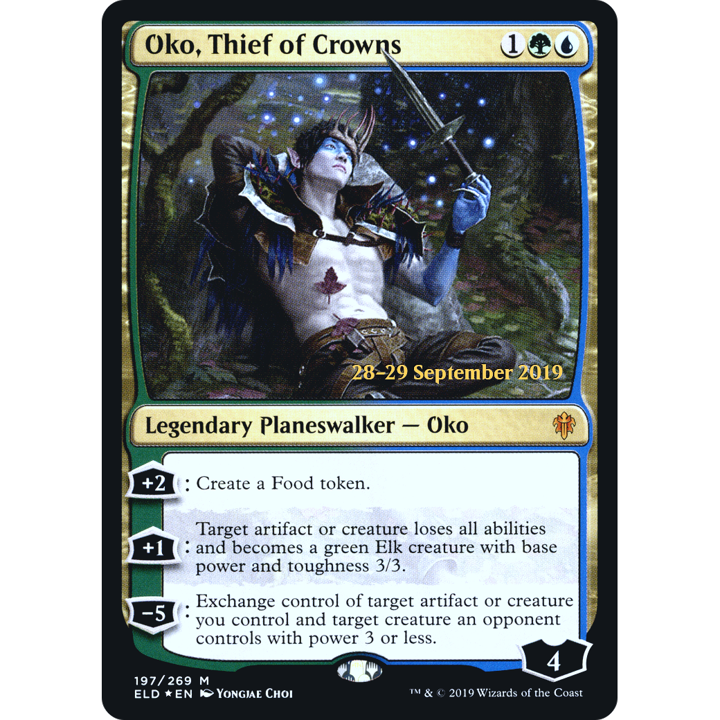 Oko, Thief of Crowns (PRE-197) - Throne of Eldraine Promos Foil