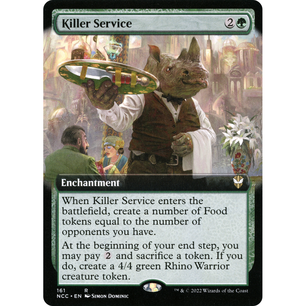 Killer Service (Extended Art) (NCC-161) - New Capenna Commander: (Extended Art)