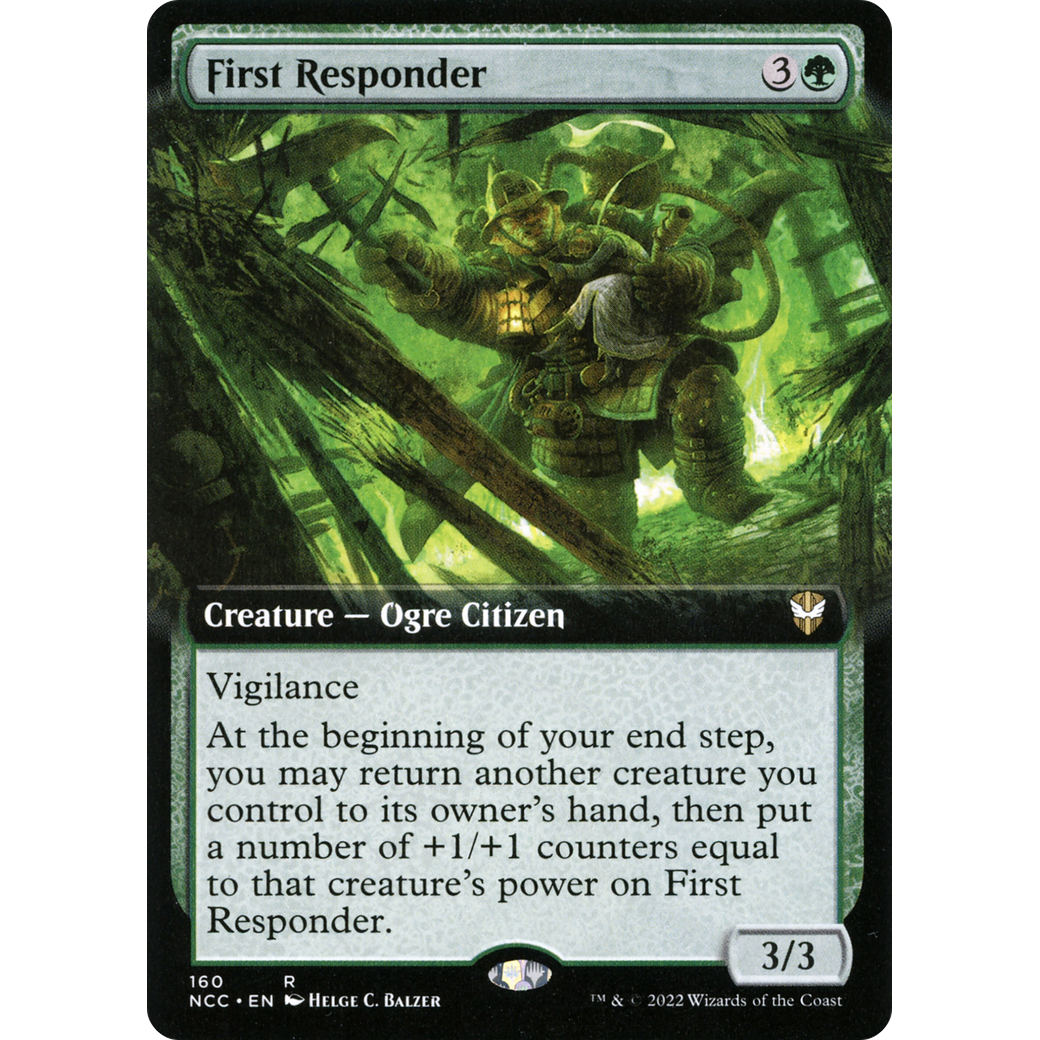 First Responder (Extended Art) (NCC-160) - New Capenna Commander: (Extended Art)