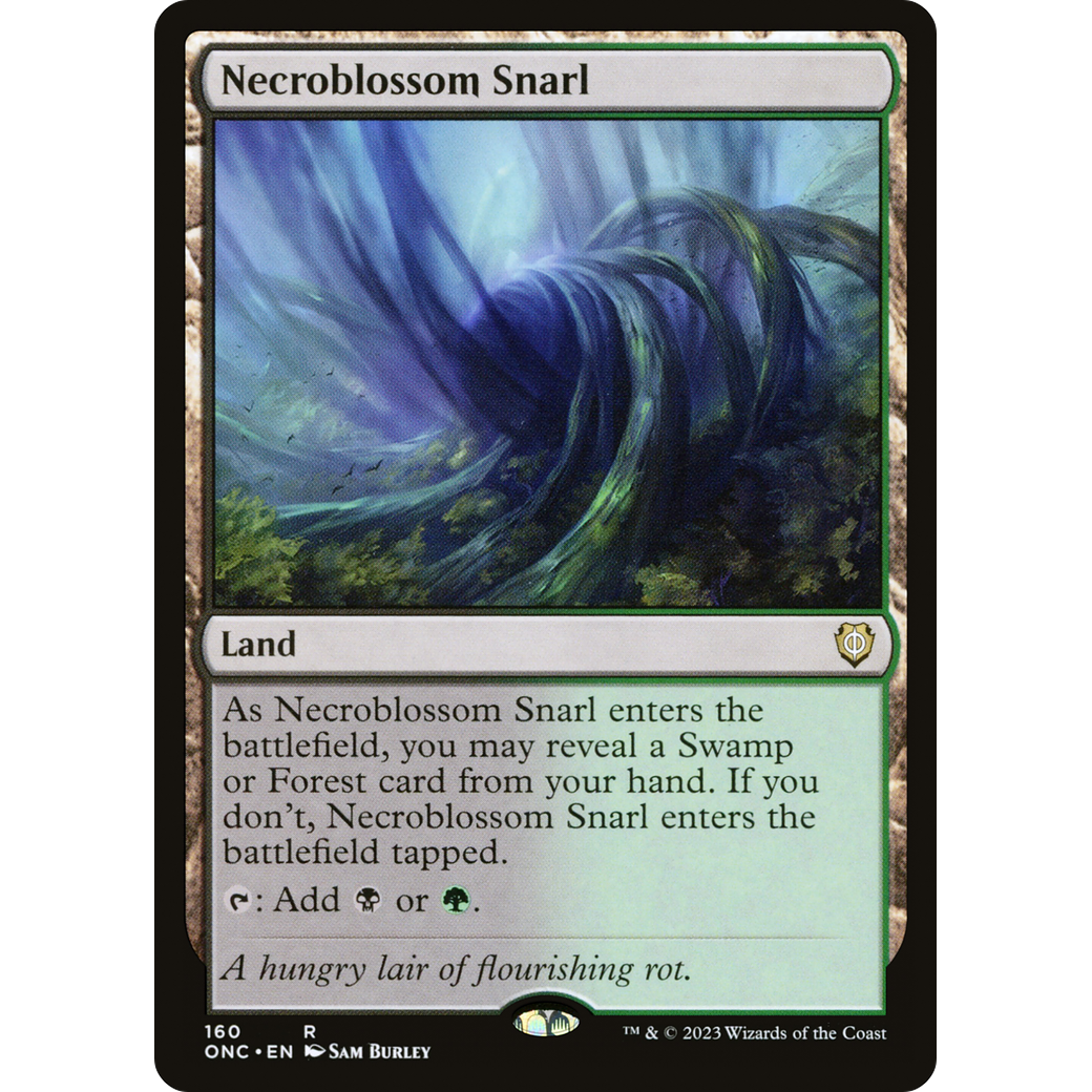 Necroblossom Snarl (ONC-160) - Phyrexia: All Will Be One Commander