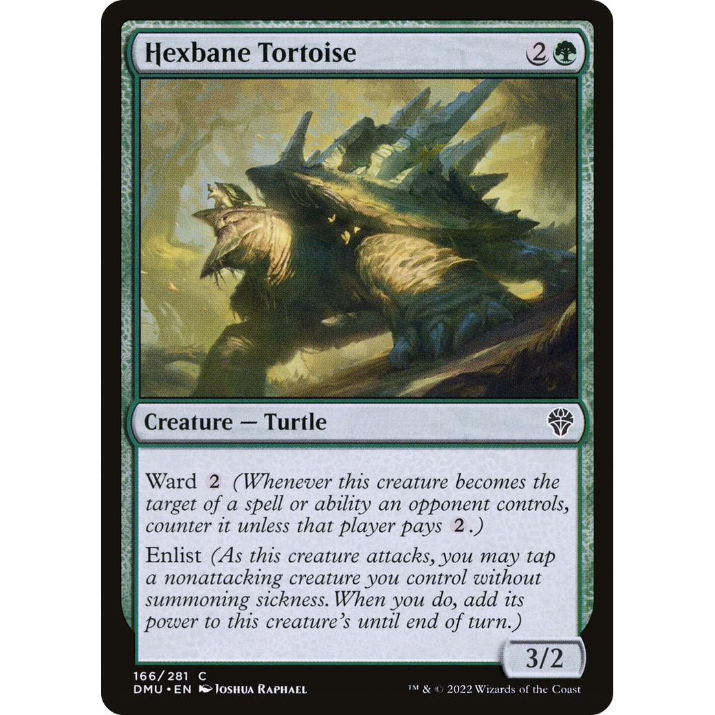 Hexbane Tortoise (DMU-166) - Dominaria United