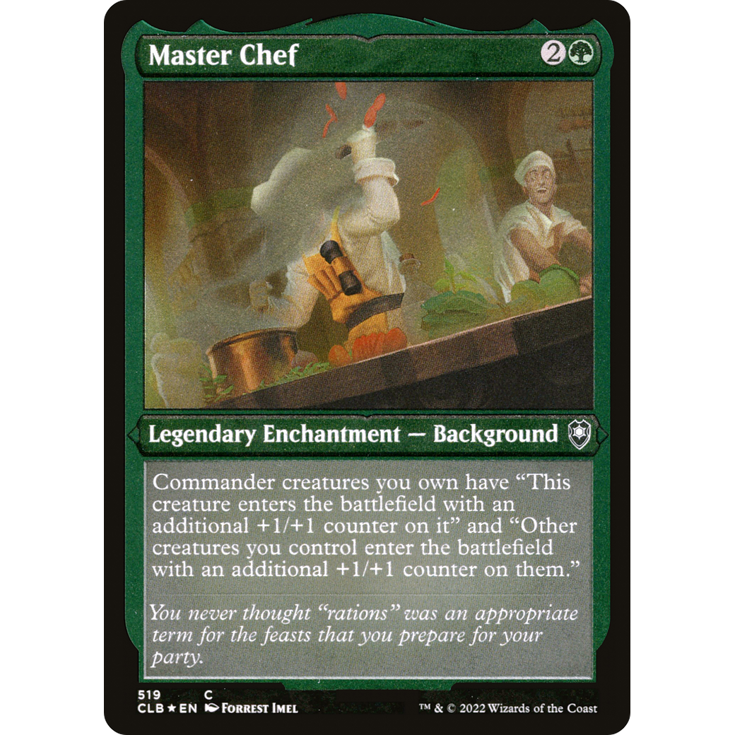 Master Chef (CLB-519) - Commander Legends: Battle for Baldur's Gate Etched Foil