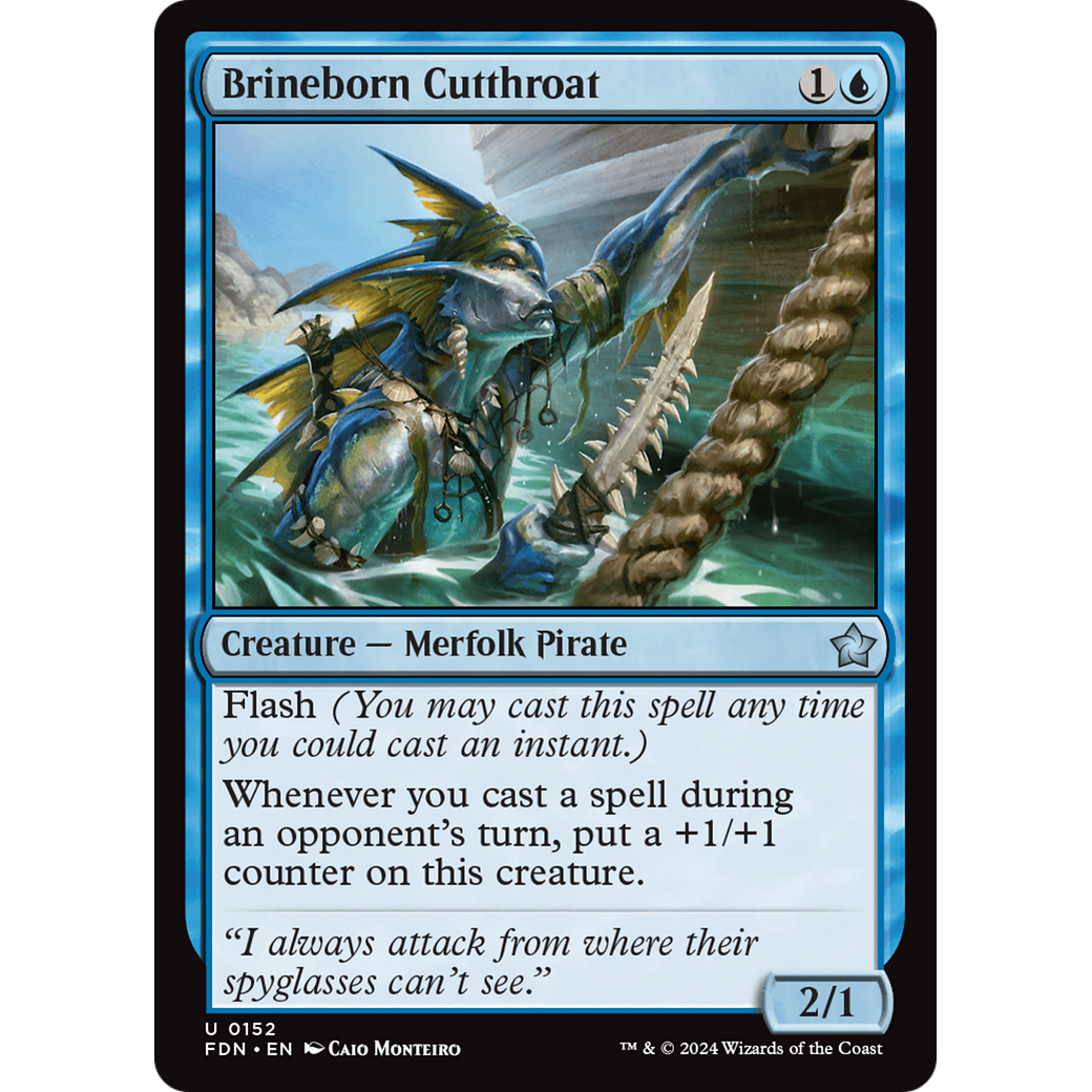 Brineborn Cutthroat (FDN-152) - Foundations Foil