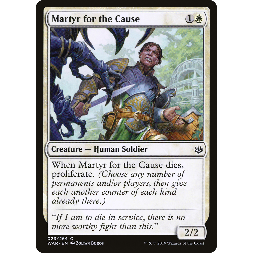 Martyr for the Cause (WAR-023) - War of the Spark Foil