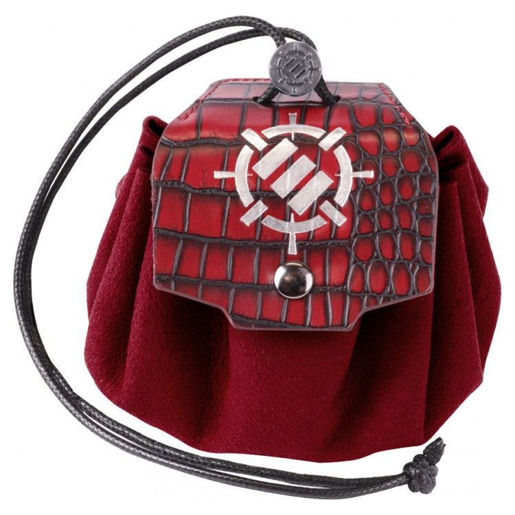 Enhance: 7-Set Metal Dice w/ Pouch - Red