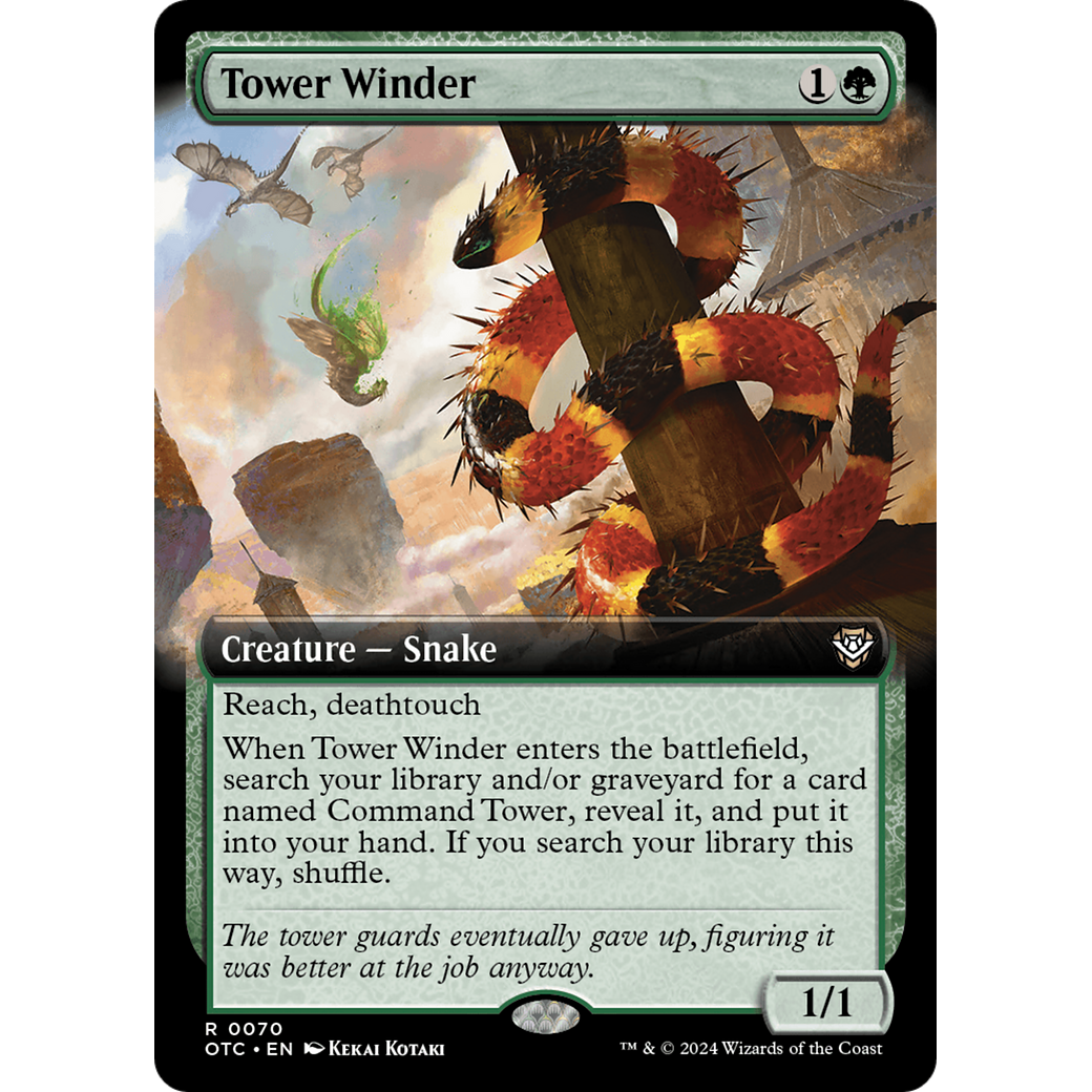 Tower Winder (Extended Art) (OTC-070) - Outlaws of Thunder Junction Commander: (Extended Art)