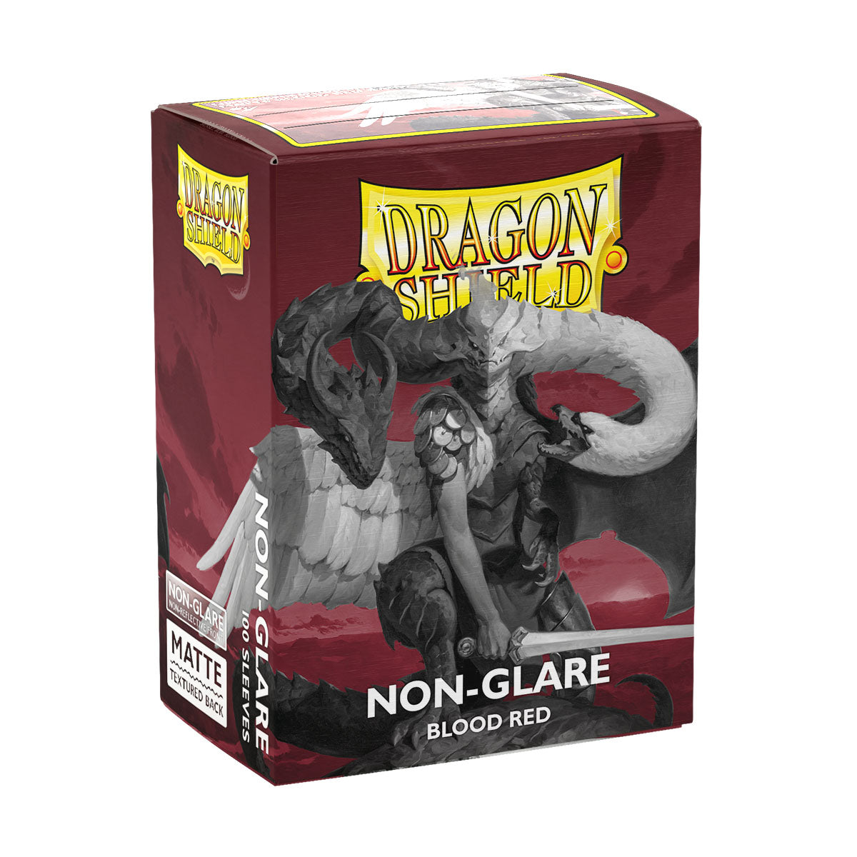 Dragon Shield: Matte Blood Red V2 100ct Non-Glare Sleeves