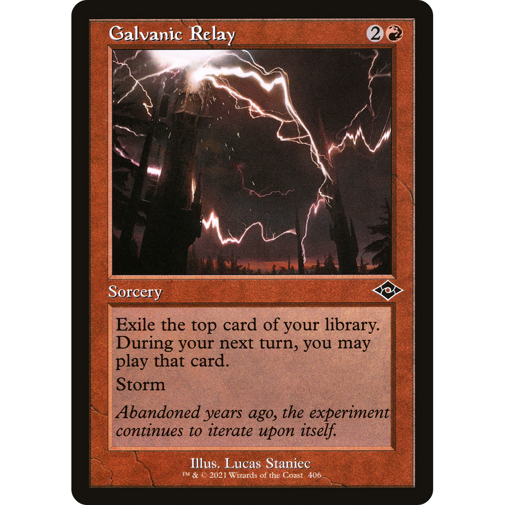 Galvanic Relay (Retro Frame) (MH2-406) - Modern Horizons 2 Foil