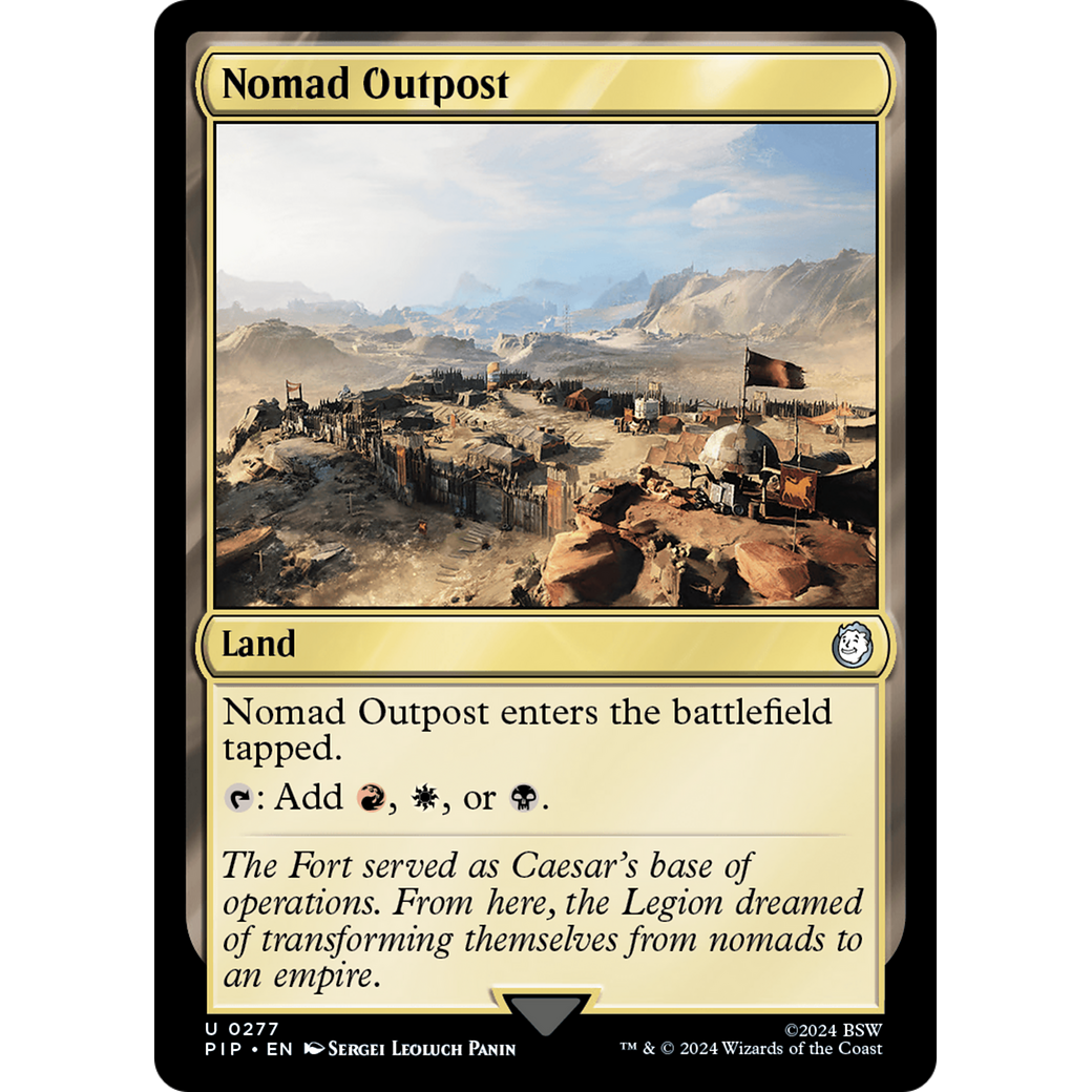 Nomad Outpost (PIP-277) - Fallout Foil