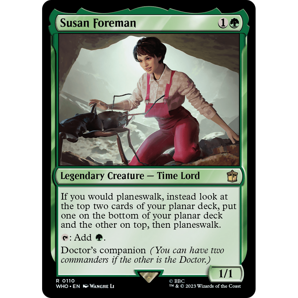 Susan Foreman (WHO-110) - Doctor Who Foil
