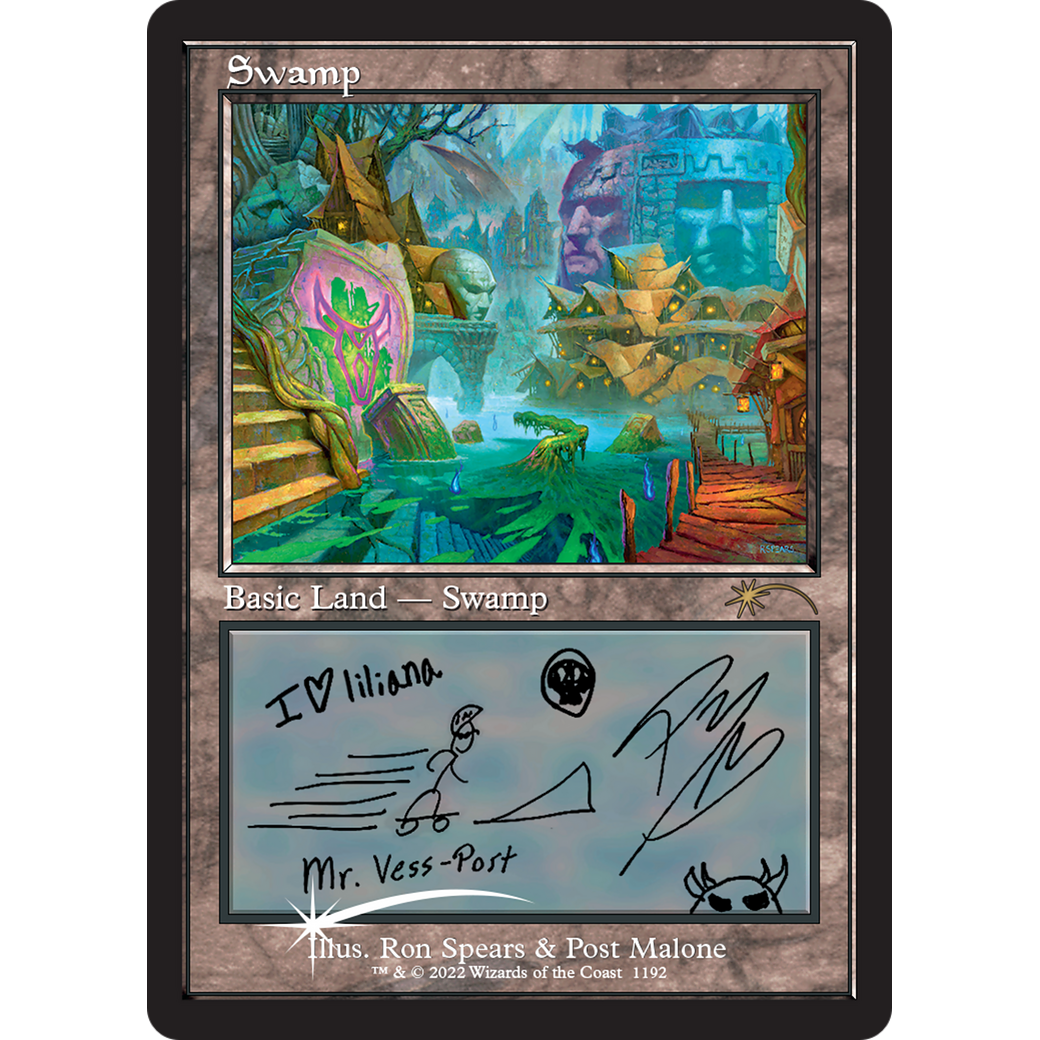 Swamp (Post Malone) (SLD-1192) - Secret Lair Drop Foil