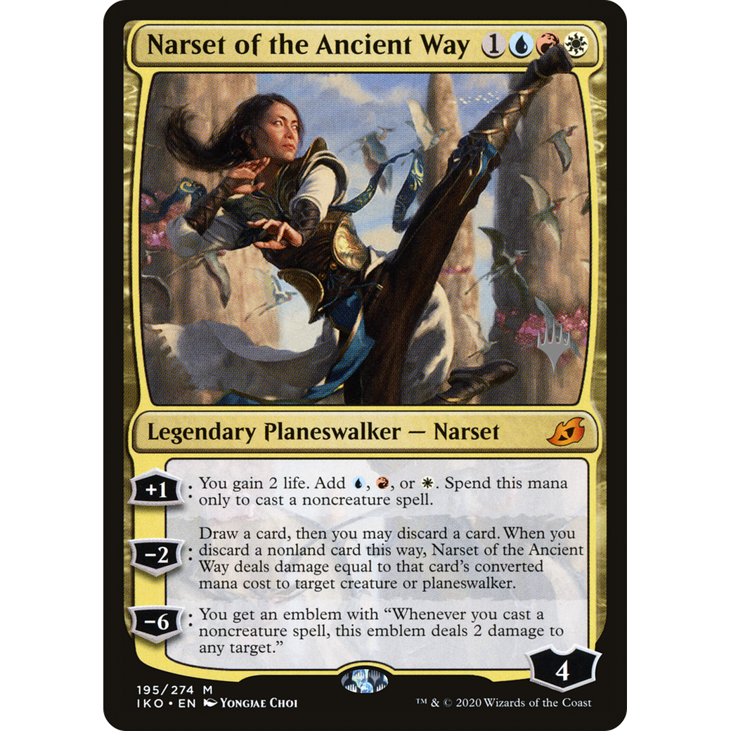 Narset of the Ancient Way (PPIKO-195) - Ikoria: Lair of Behemoths Promos