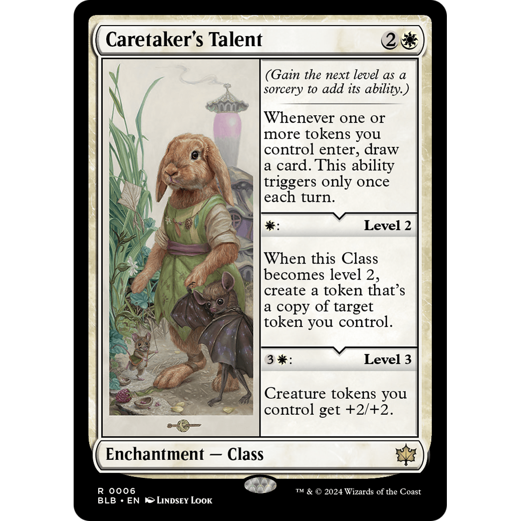 Caretaker's Talent (BLB-006) - Bloomburrow Foil