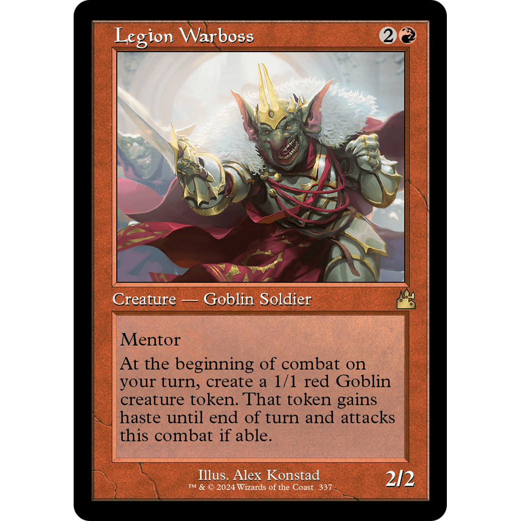 Legion Warboss (RVR-337) - Ravnica Remastered Foil