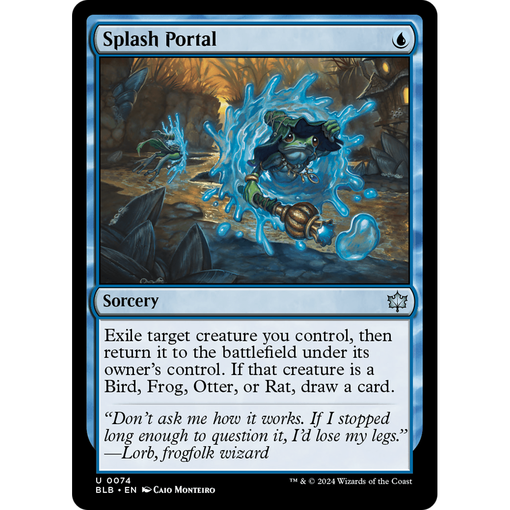 Splash Portal (BLB-074) - Bloomburrow Foil