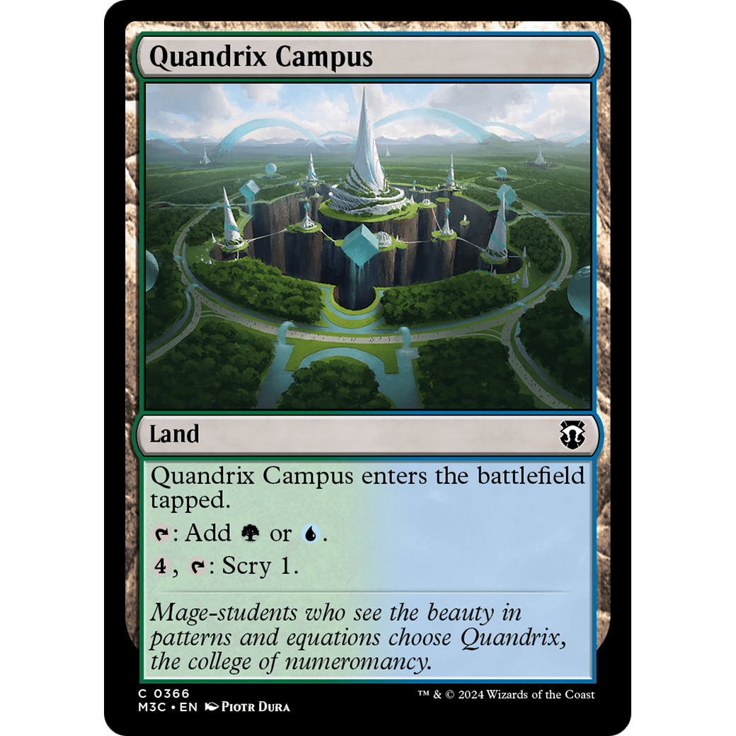 Quandrix Campus (M3C-366) - Modern Horizons 3 Commander Foil