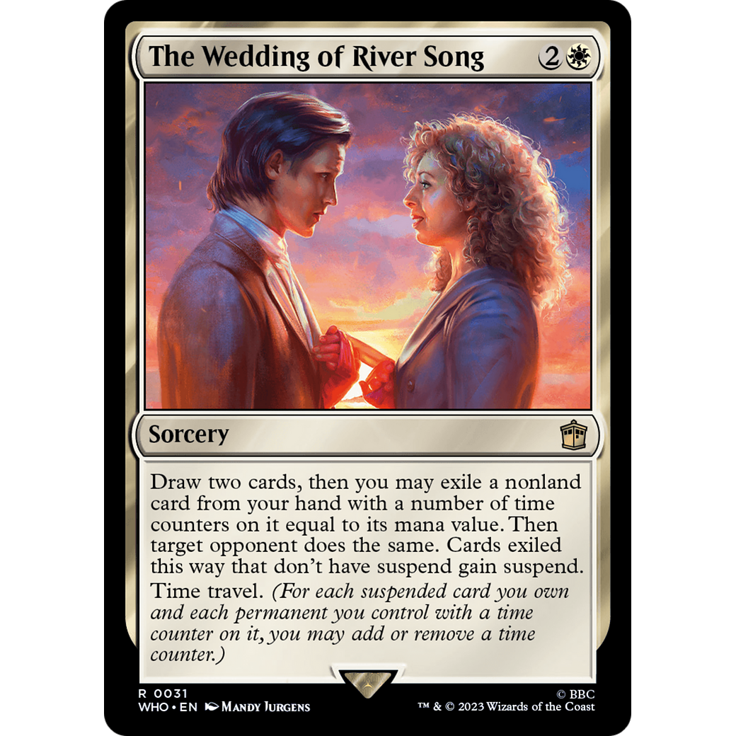 The Wedding of River Song (WHO-031) - Doctor Who Foil