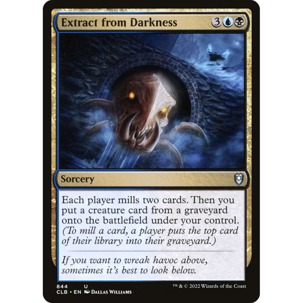 Extract from Darkness (CLB-844) - Commander Legends: Battle for Baldur's Gate