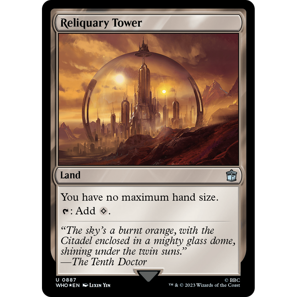 Reliquary Tower (Surge Foil) (WHO-887) - Doctor Who Foil