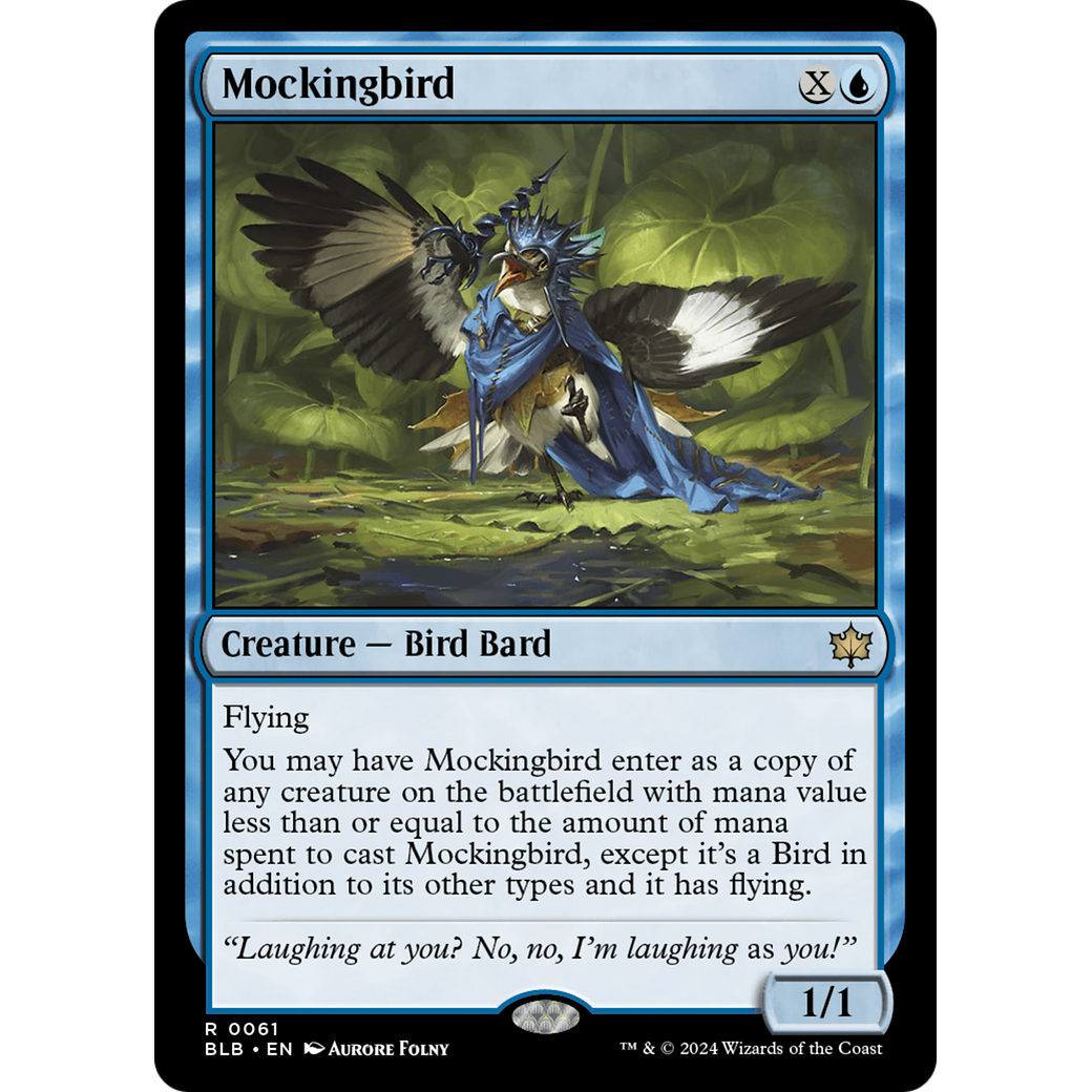 Mockingbird (BLB-061) - Bloomburrow Foil
