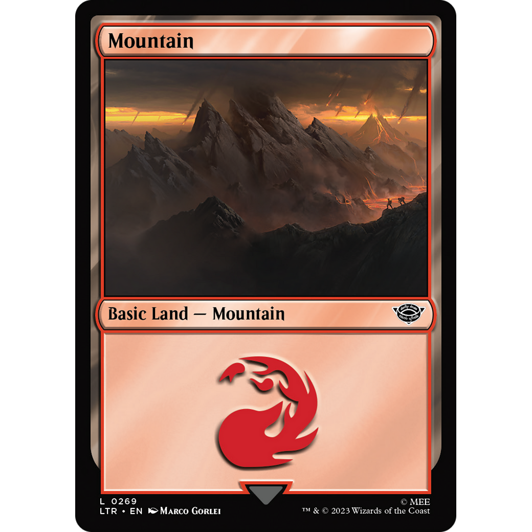 Mountain (LTR-269) - The Lord of the Rings: Tales of Middle-earth Foil