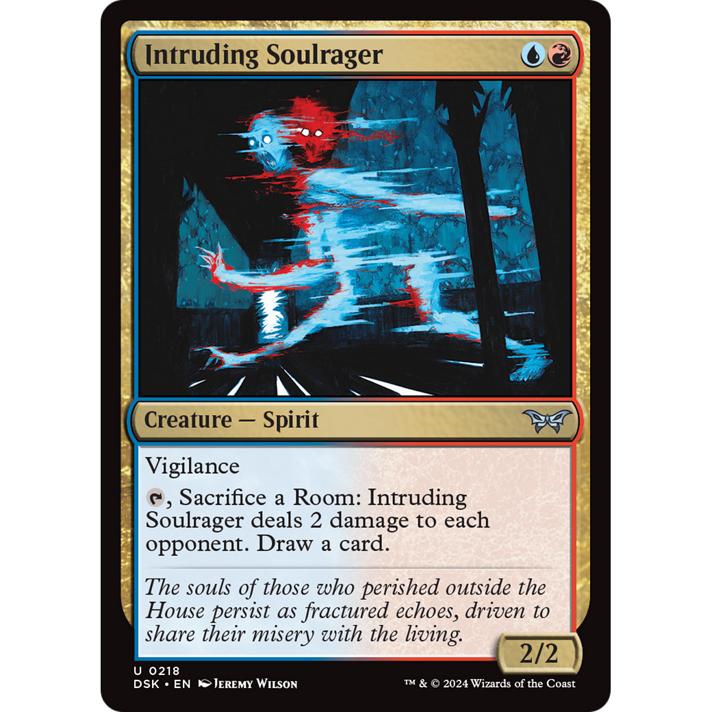 Intruding Soulrager (DSK-218) - Duskmourn: House of Horror