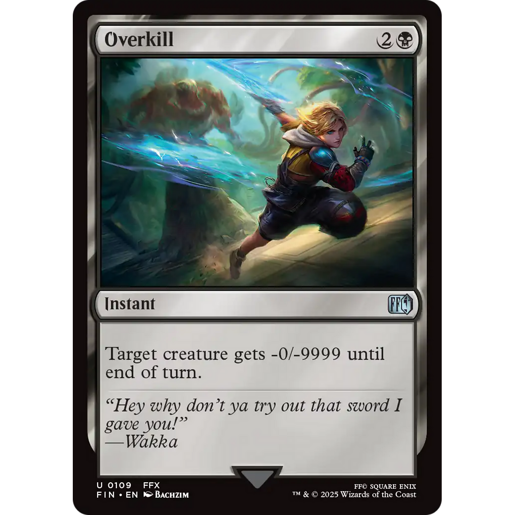 Overkill (FIN-109) - FINAL FANTASY Foil