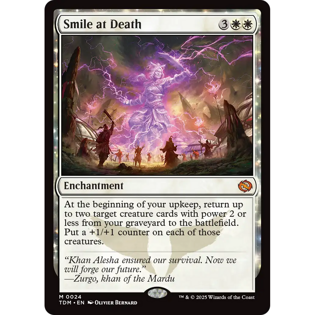 Smile at Death (TDM-024) - Tarkir: Dragonstorm: (enchantment)