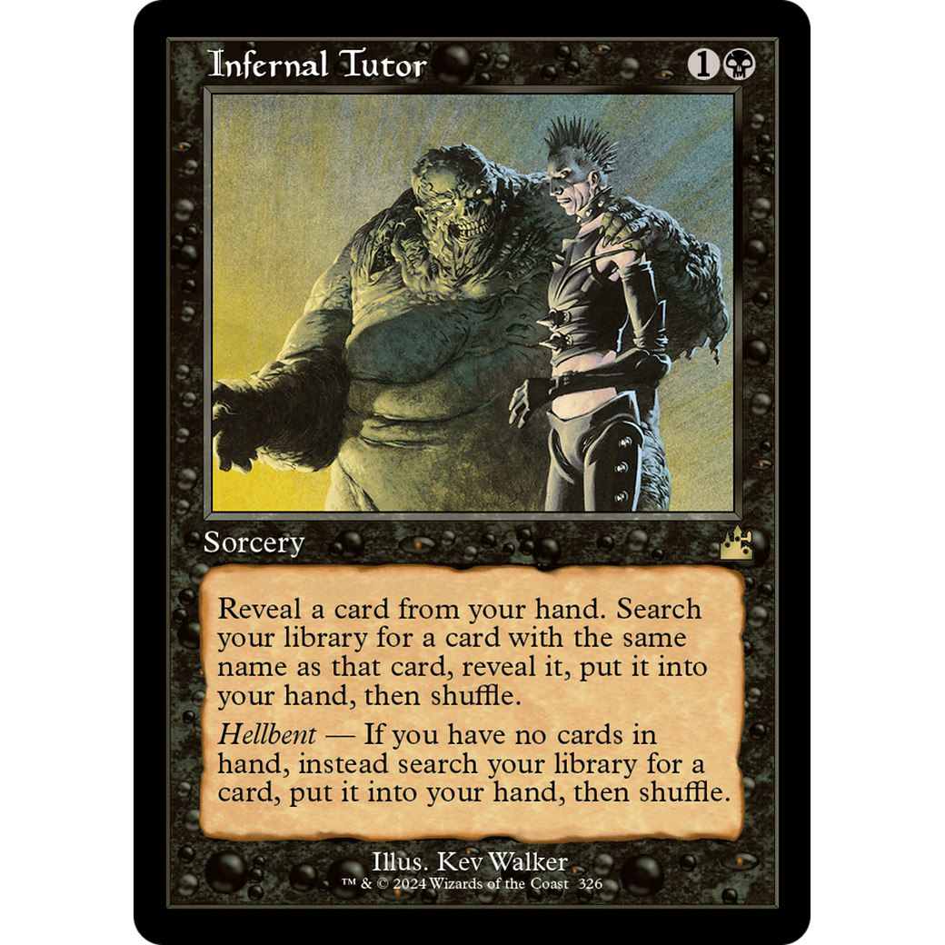 Infernal Tutor (RVR-326) - Ravnica Remastered